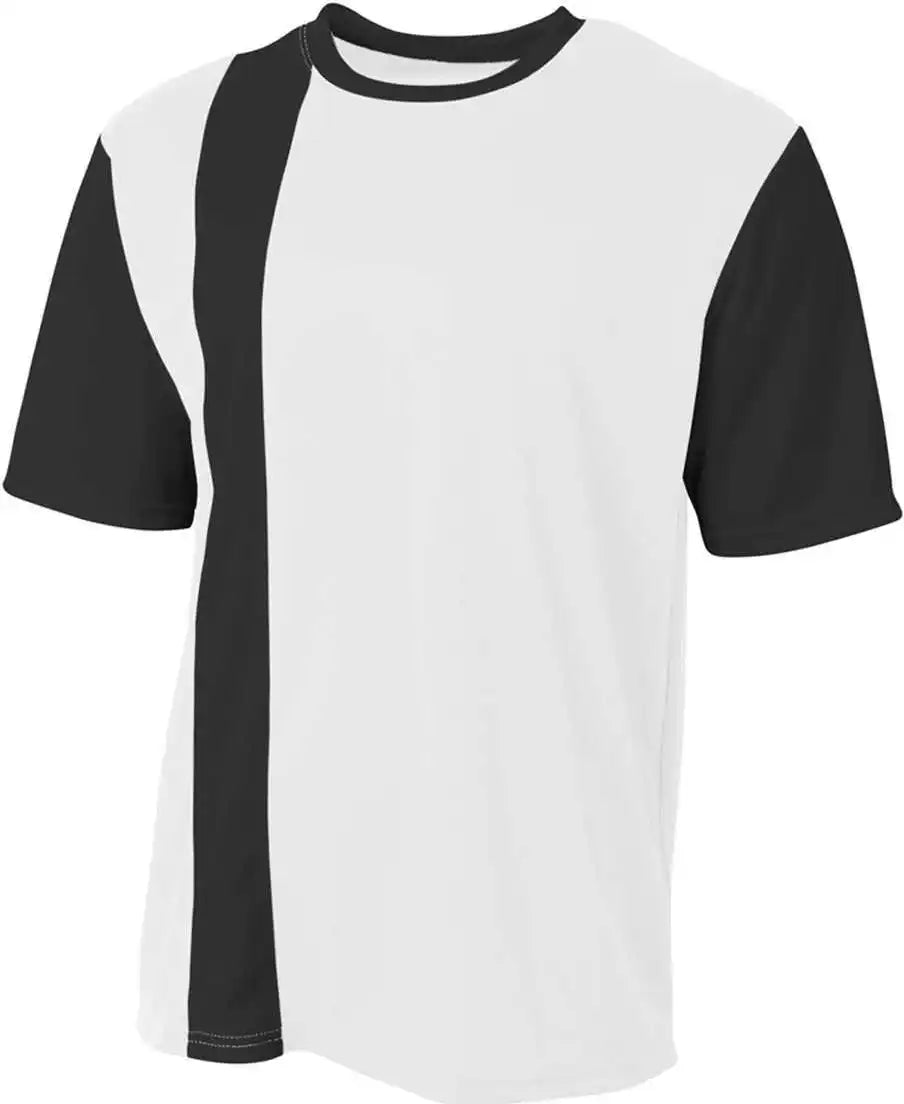 A4 Nb3016 Legend Soccer Jersey White Black