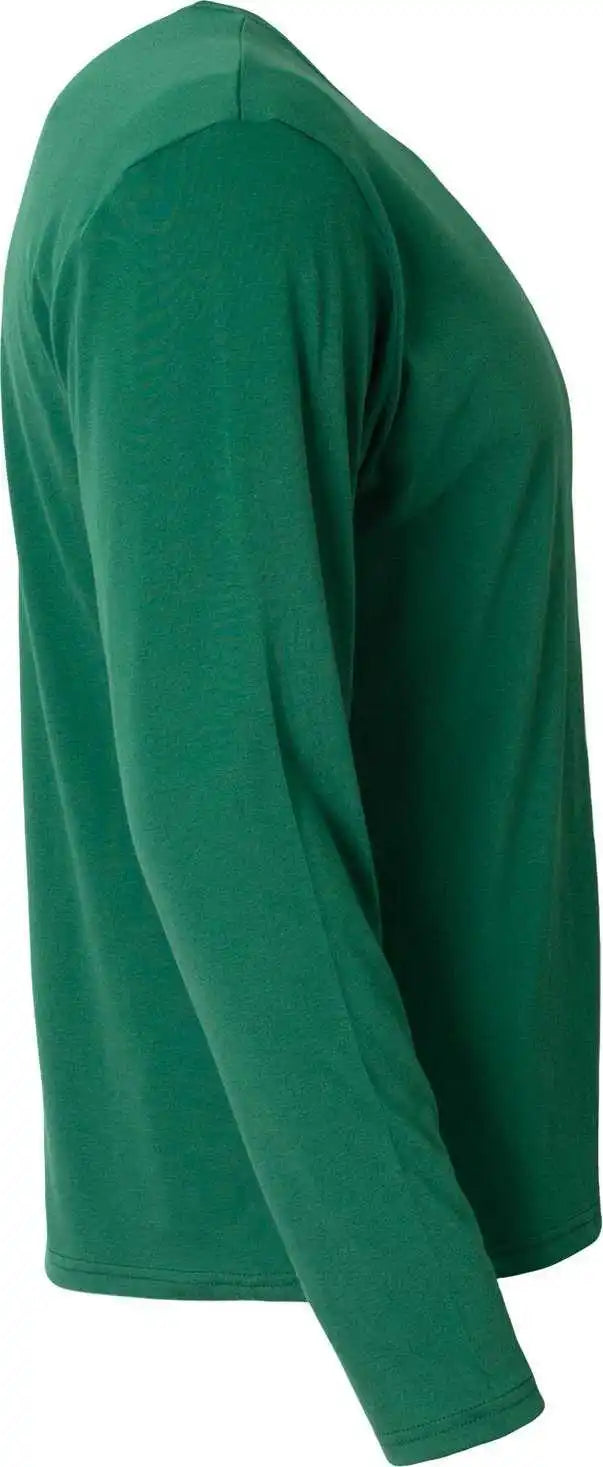 A4 Nb3029 Youth Long Sleeve Softek T-shirt - Forest