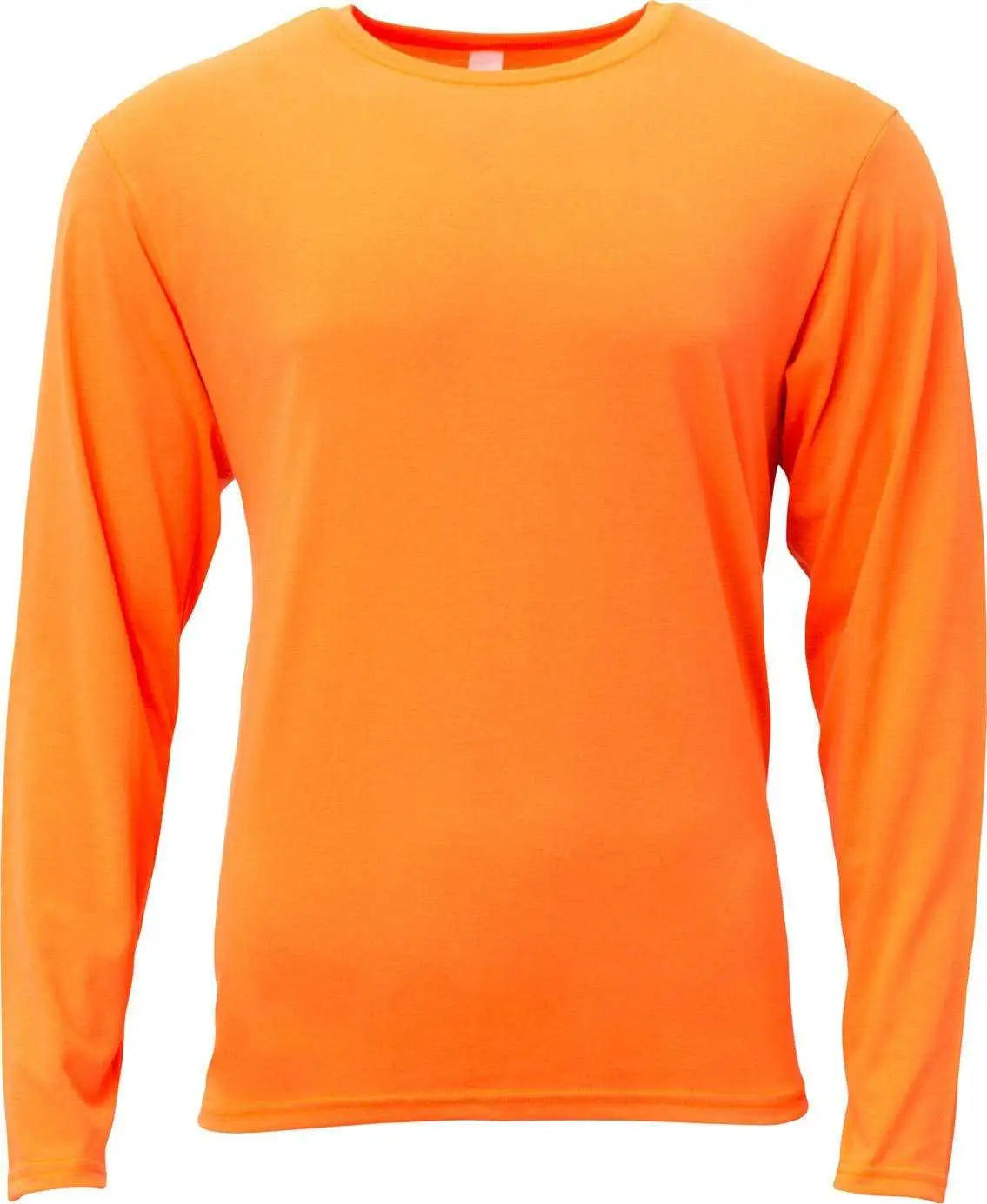 A4 Nb3029 Youth Long Sleeve Softek T-shirt - Safety Orange