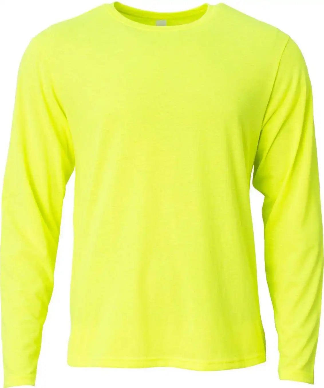 A4 Nb3029 Youth Long Sleeve Softek T-shirt - Safety Yellow