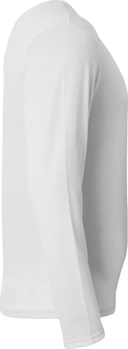 A4 Nb3029 Youth Long Sleeve Softek T-shirt - Silver