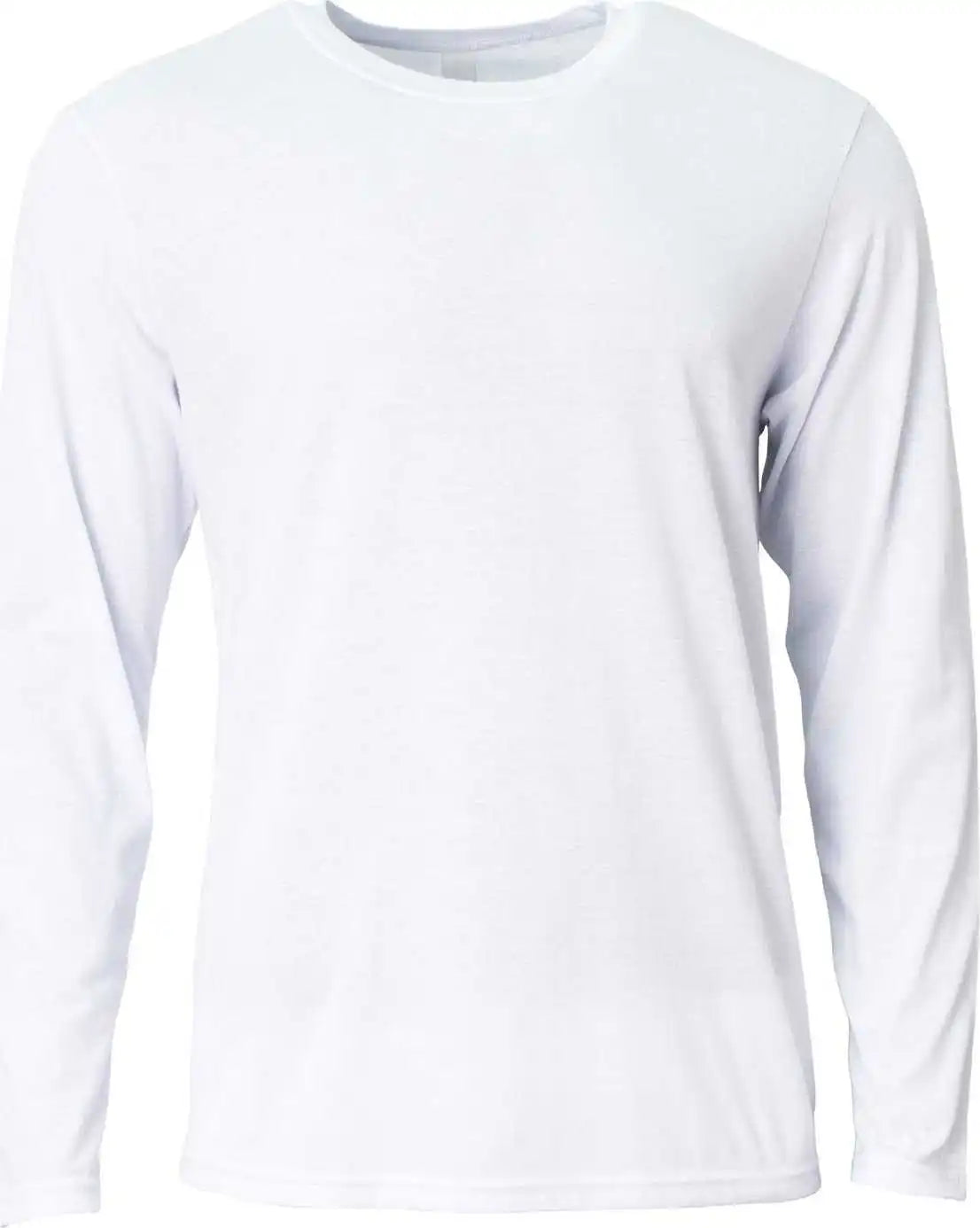 A4 Nb3029 Youth Long Sleeve Softek T-shirt - White