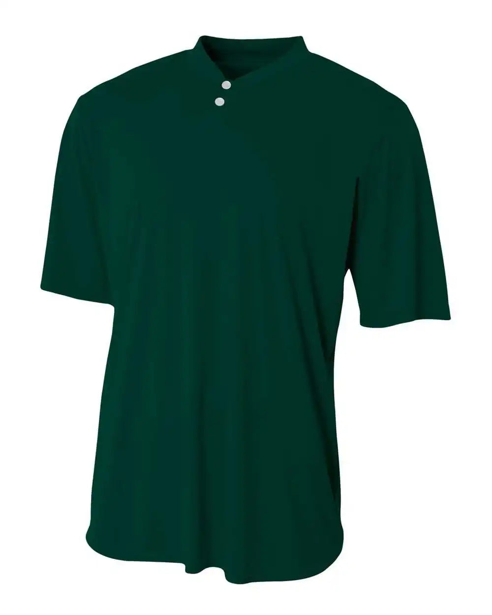 A4 Nb3143 Youth Tek 2-button Henley - Forest