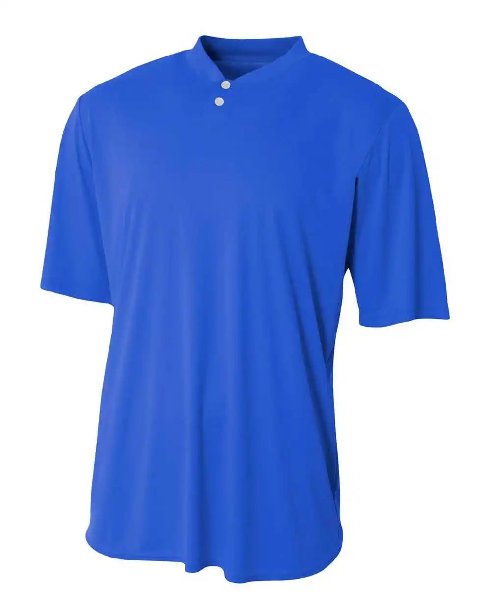 A4 Nb3143 Youth Tek 2 Button Henley Royal