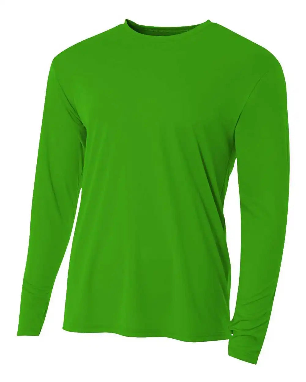 A4 Nb3165 Youth Long Sleeve Cooling Performance Crew t Shirt Kelly
