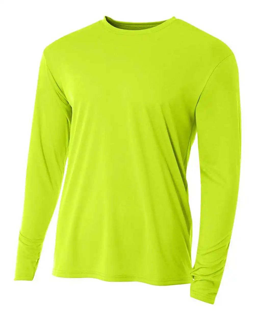 A4 Nb3165 Youth Long Sleeve Cooling Performance Crew t Shirt Lime
