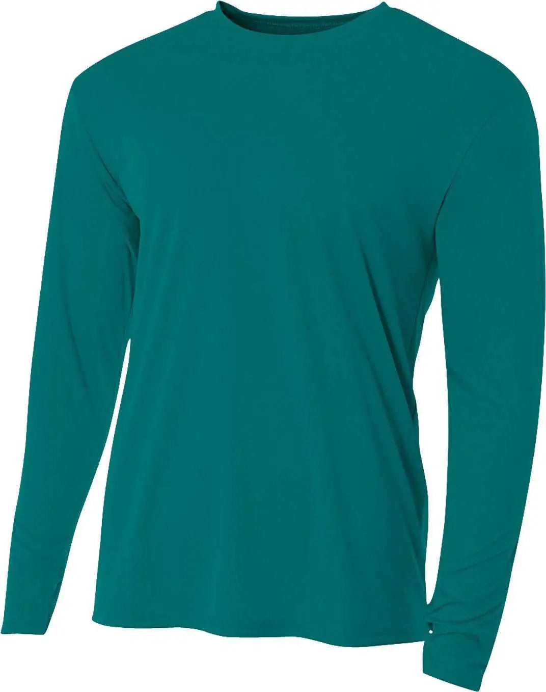 A4 Nb3165 Youth Long Sleeve Cooling Performance Crew T-shirt - Teal