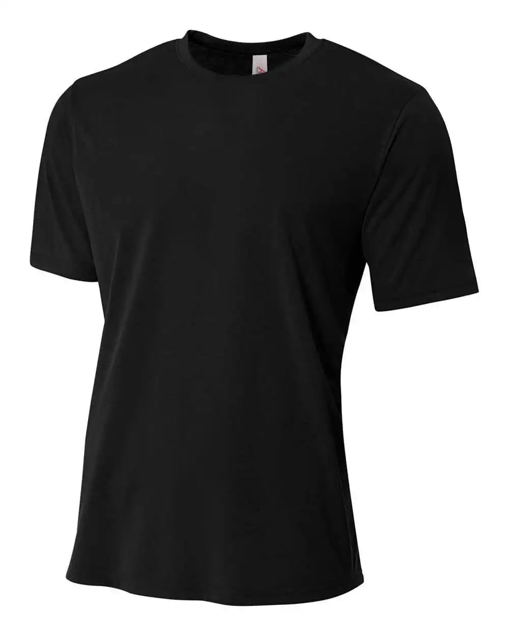 A4 Nb3264 Youth Spun Poly Tee - Black