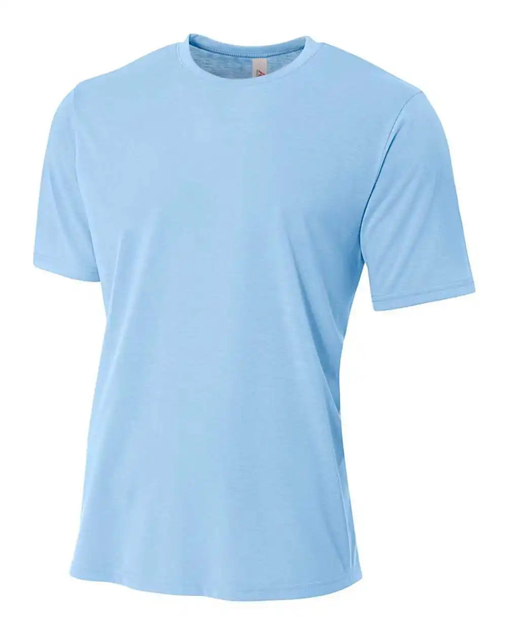A4 Nb3264 Youth Spun Poly Tee - Light Blue
