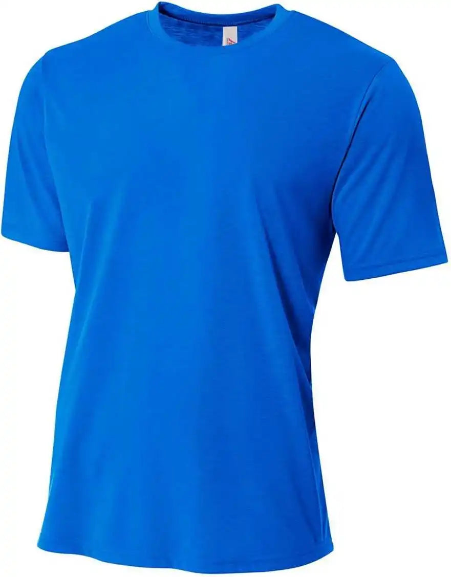 A4 Nb3264 Youth Spun Poly Tee - Royal