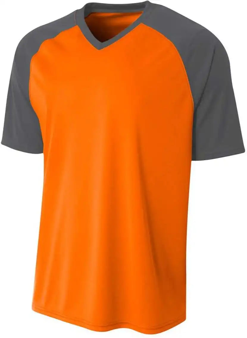 A4 Nb3373 Youth Strike Jersey Safety Orange Graphite