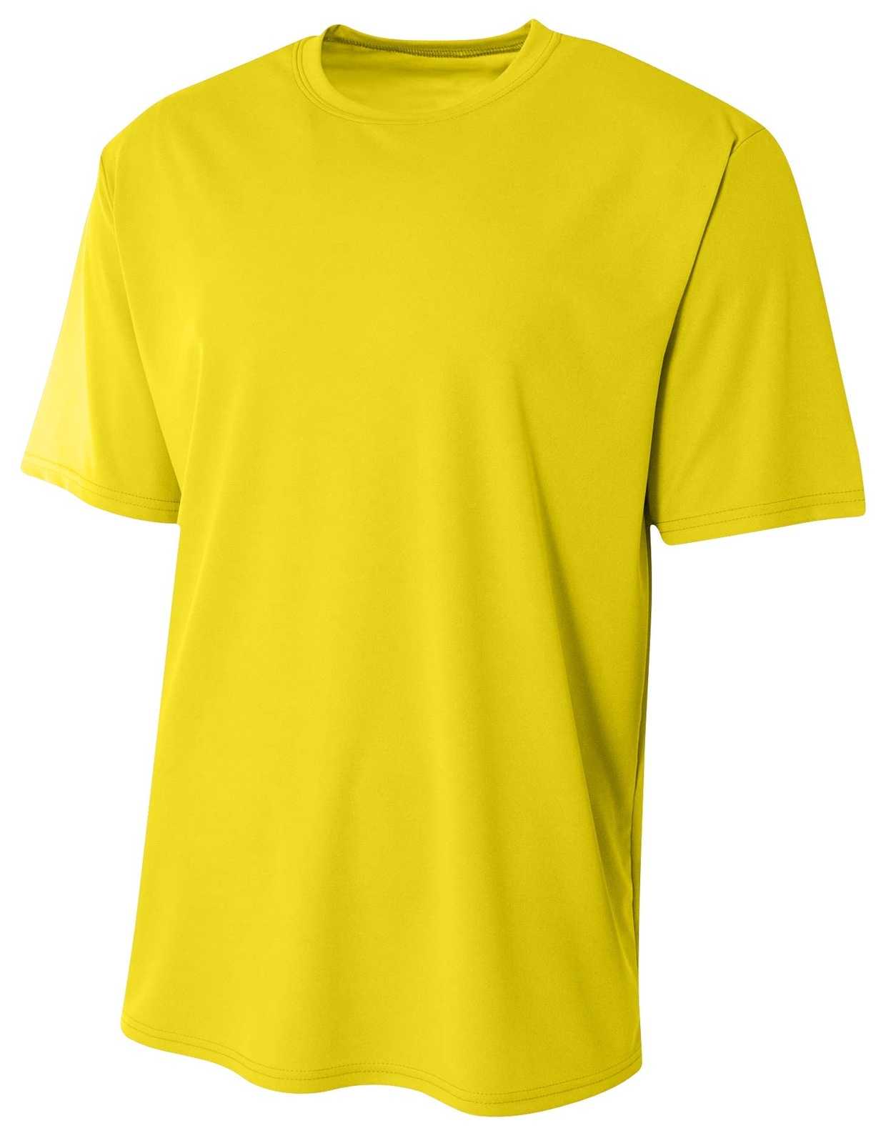 A4 Nb3402 Sprint Short Sleeve Youth Tee - Gold