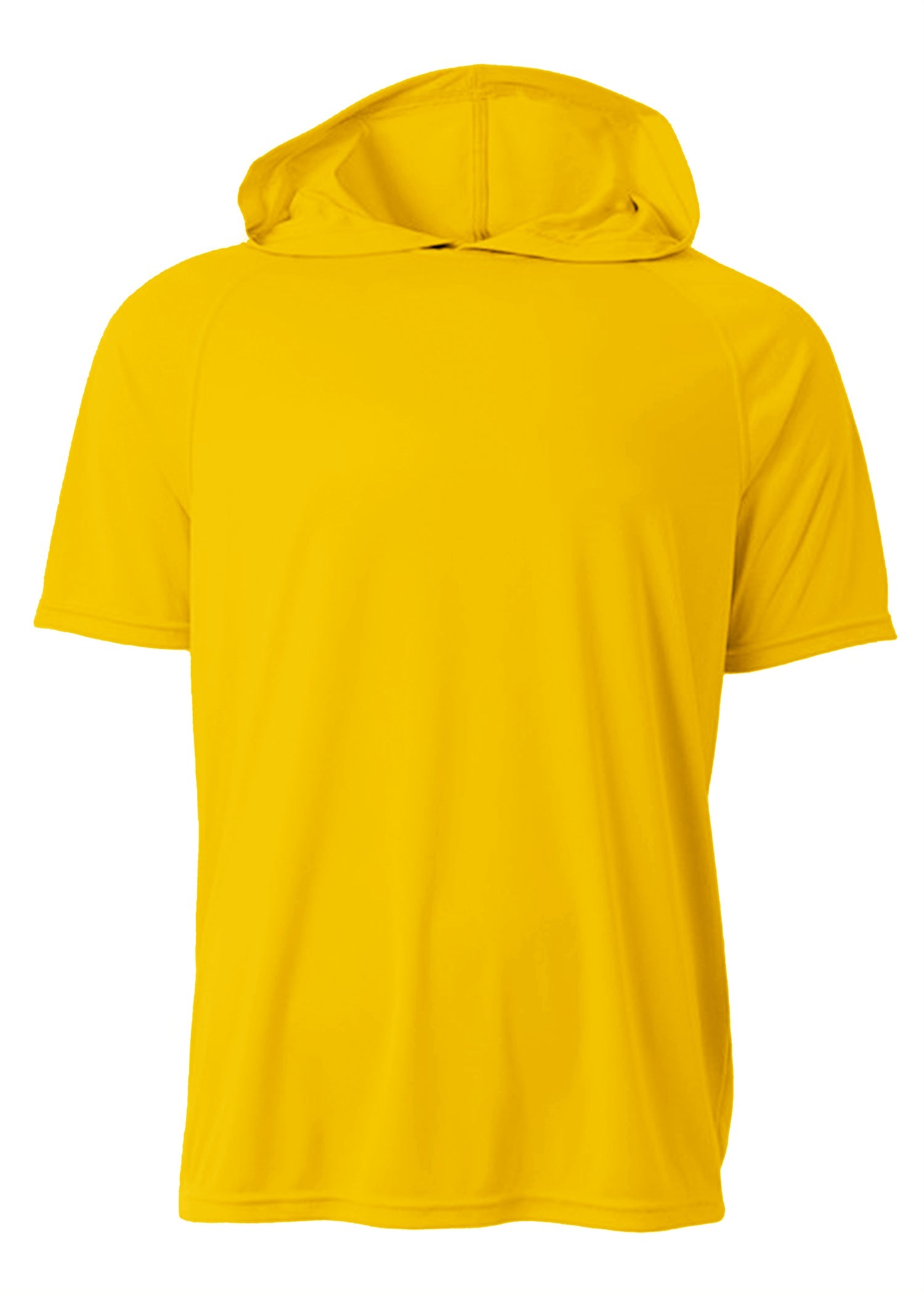 A4 Nb3408 Short Sleeve Hooded Tee - Gold 2011 - s