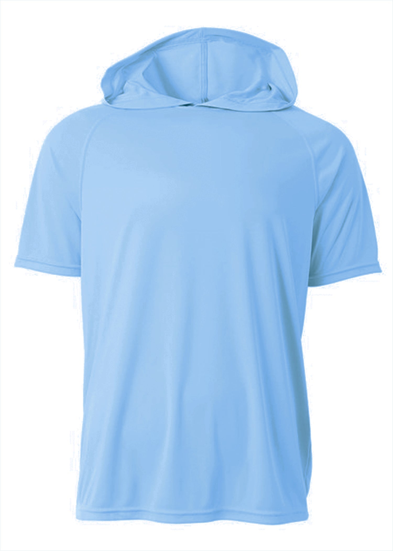 A4 Nb3408 Short Sleeve Hooded Tee - Light Blue 2011 - s