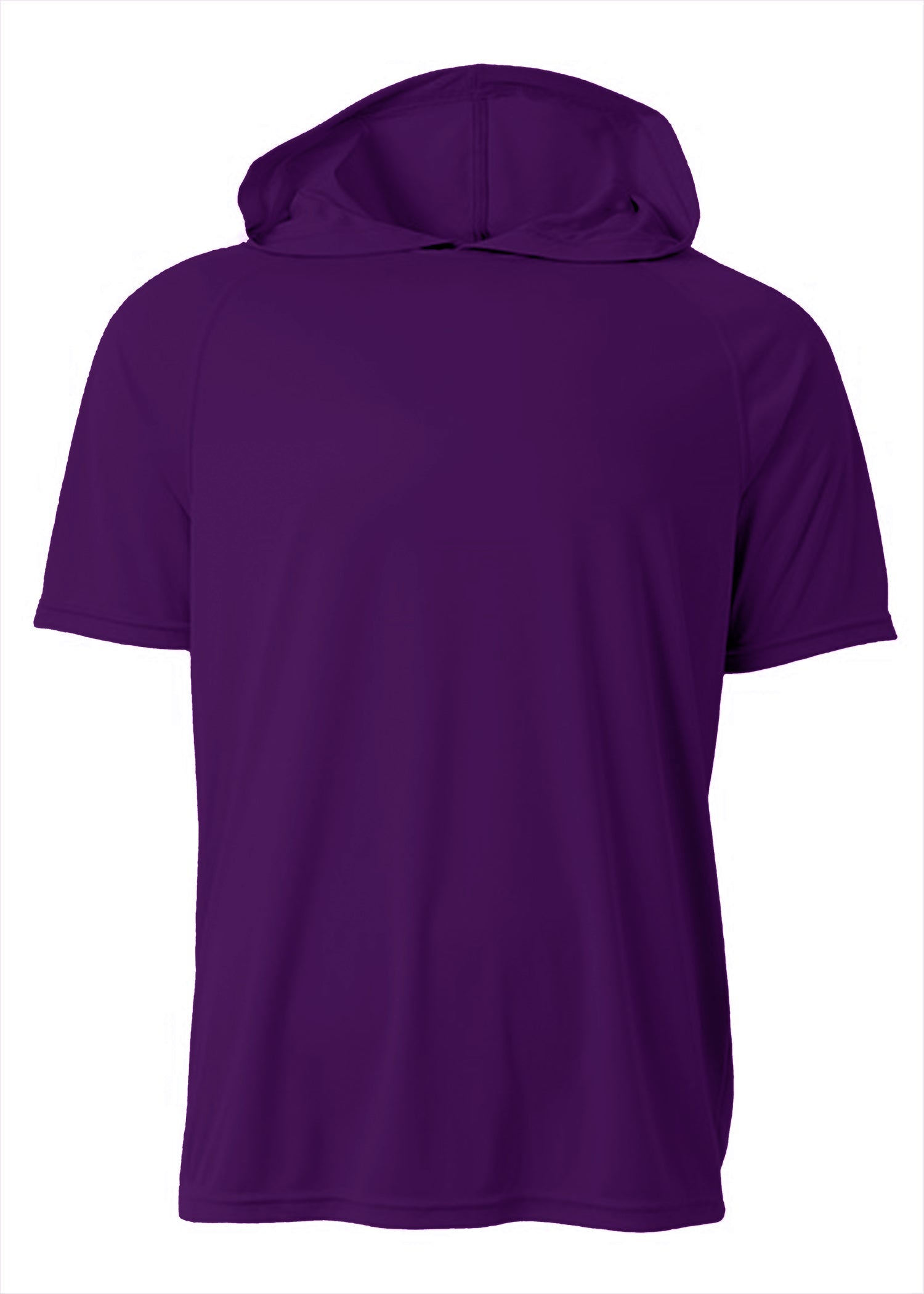 A4 Nb3408 Short Sleeve Hooded Tee - Purple 2011 - Youth s