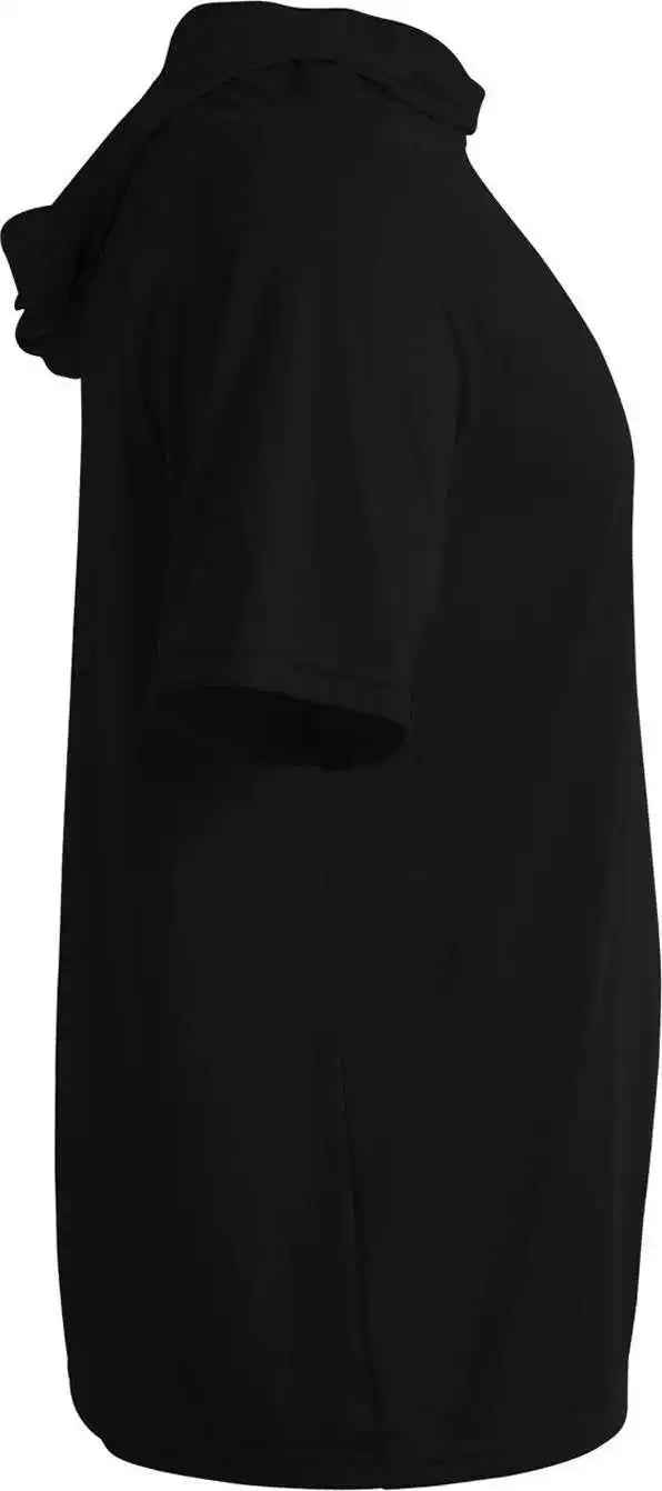 A4 Nb3408 Youth Hooded t Shirt Black