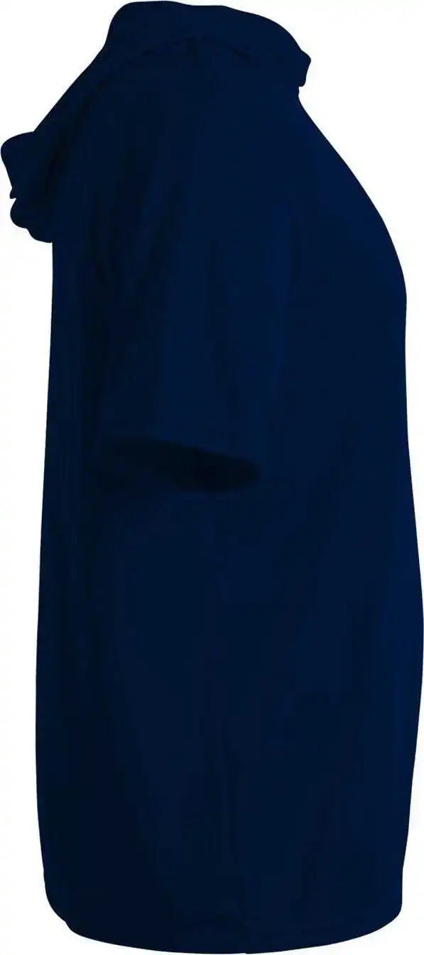 A4 Nb3408 Youth Hooded t Shirt Navy
