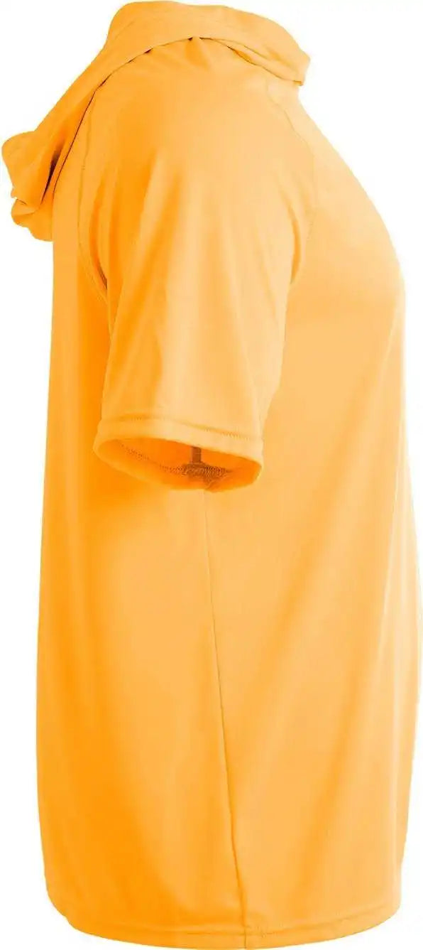 A4 Nb3408 Youth Hooded t Shirt Safety Orange