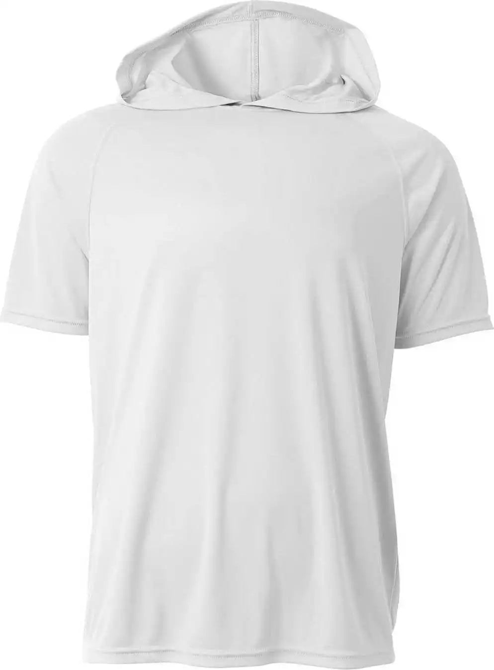 A4 Nb3408 Youth Hooded t Shirt White