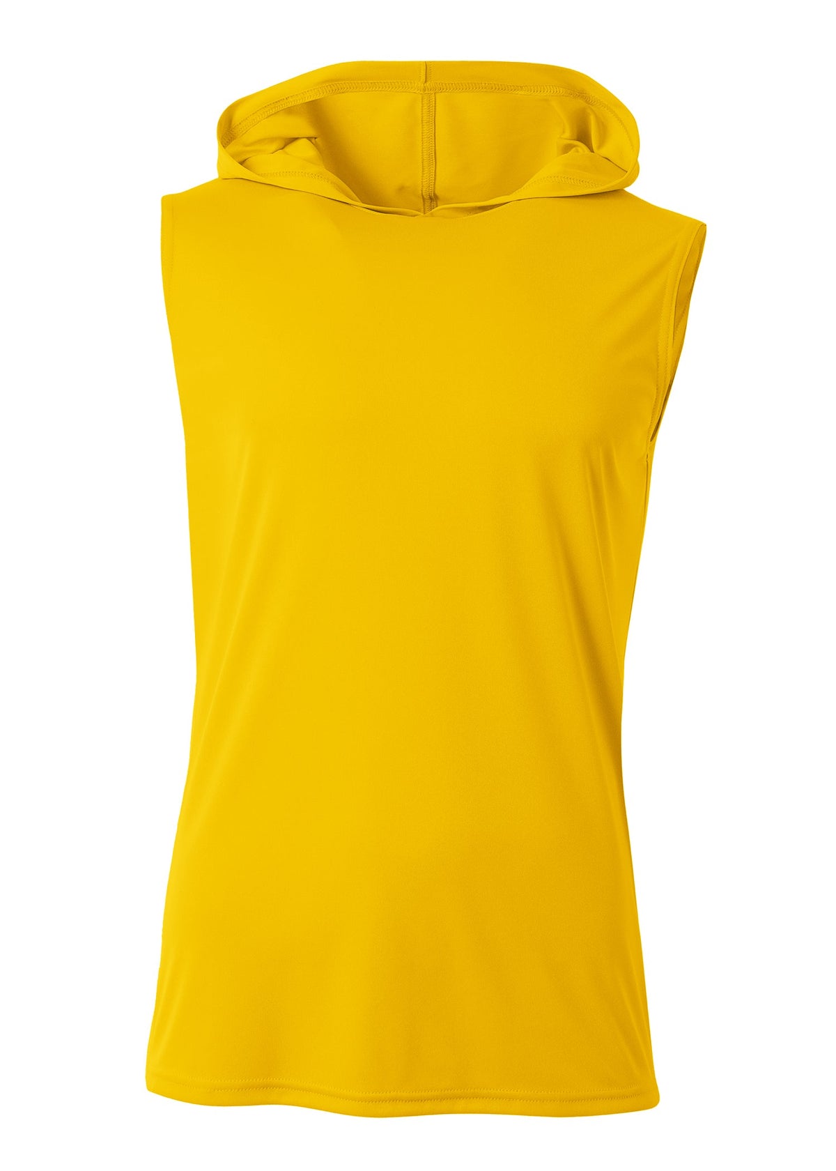 A4 Nb3410 Sleeveless Hooded Tee - Gold 2011 - s