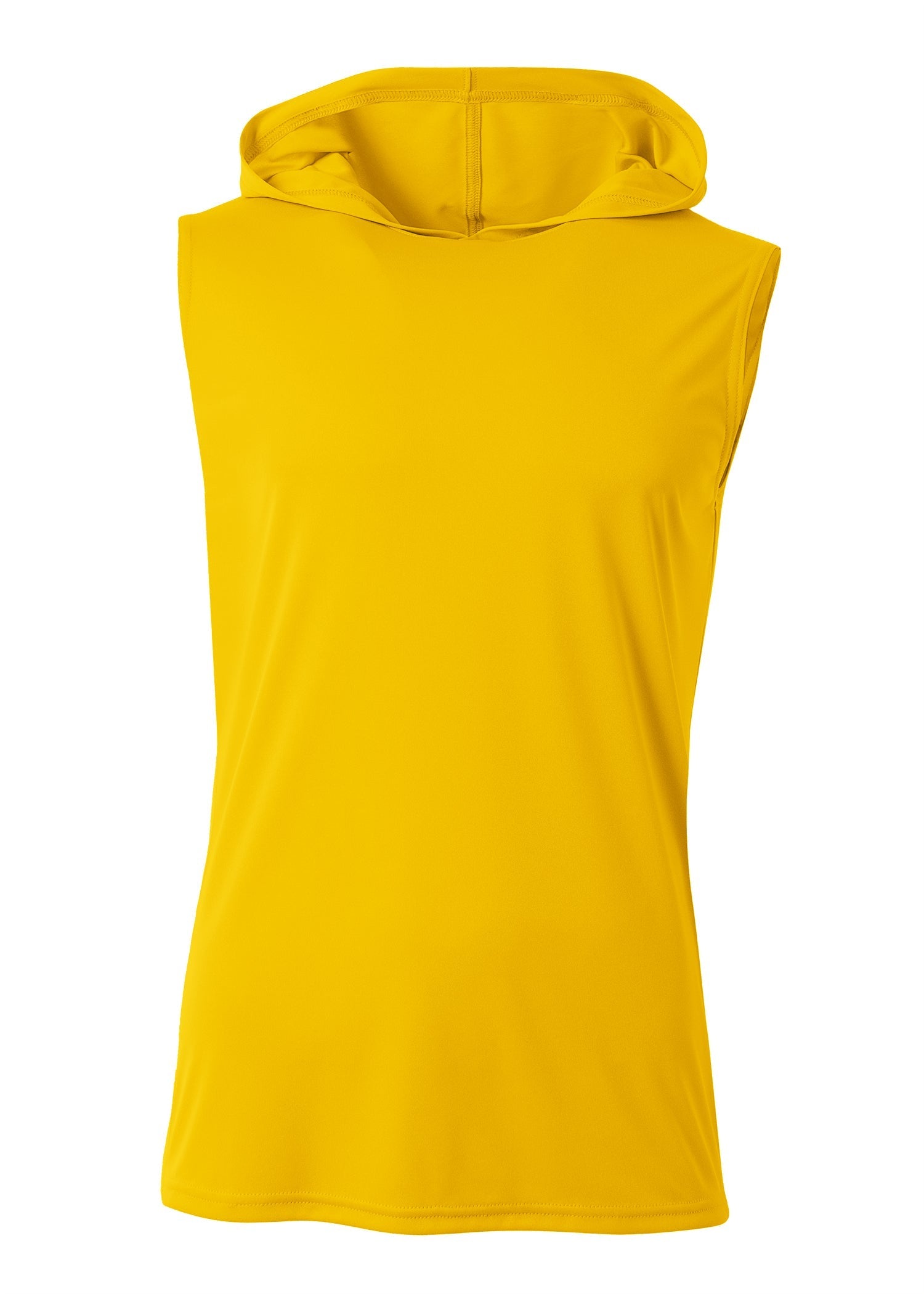 A4 Nb3410 Sleeveless Hooded Tee - Gold