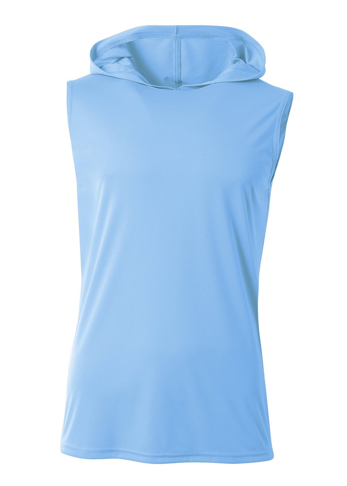 A4 Nb3410 Sleeveless Hooded Tee - Light Blue 2011