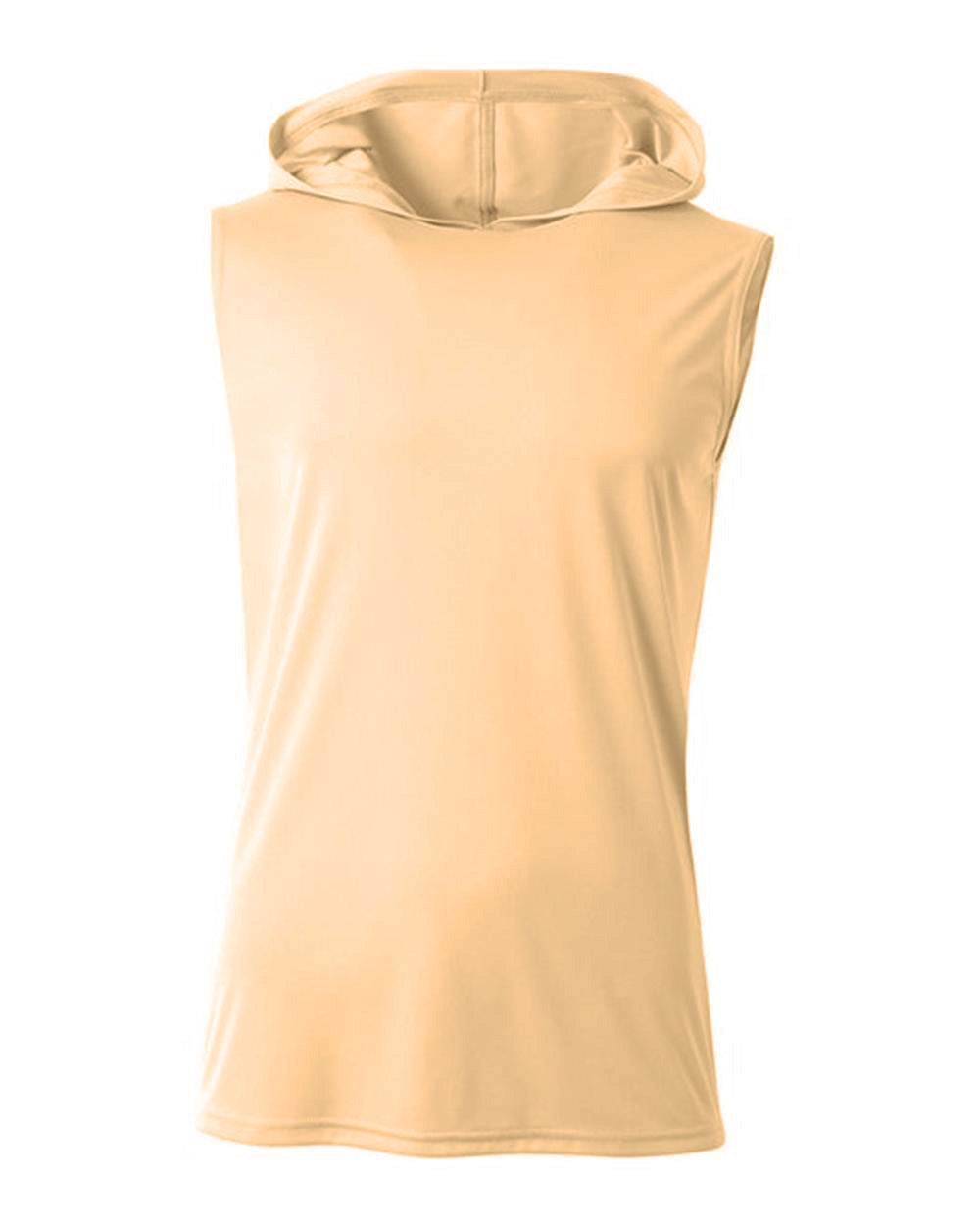 A4 Nb3410 Sleeveless Hooded Tee - Melon - s
