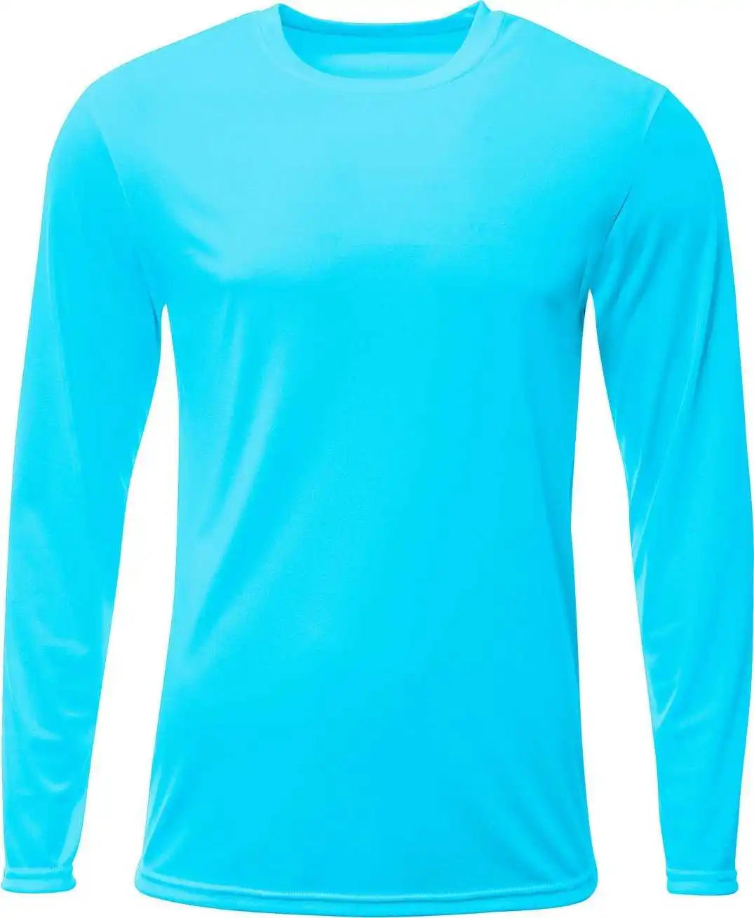 A4 Nb3425 Youth Long Sleeve Sprint T-shirt - Electric Blue