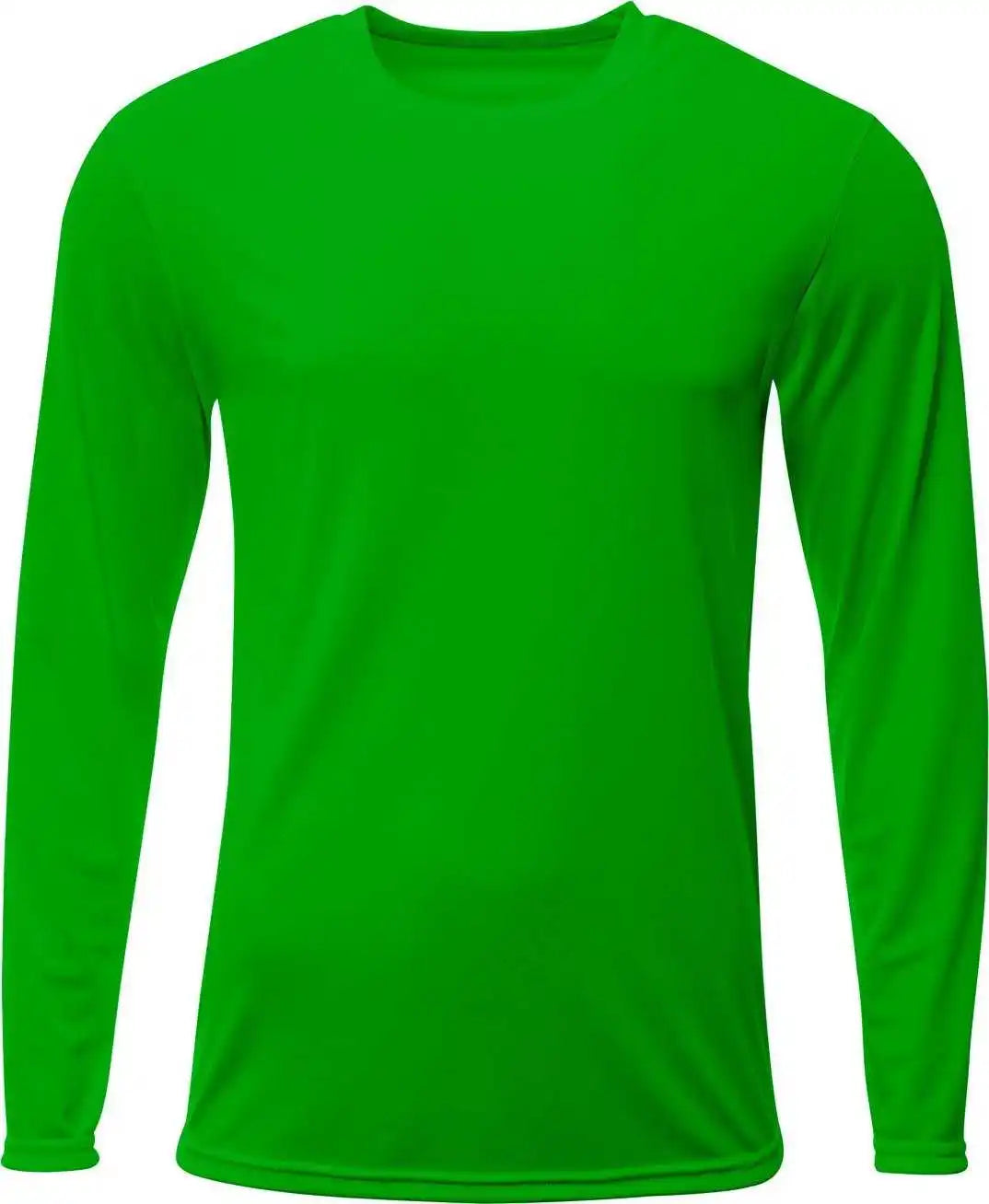 A4 Nb3425 Youth Long Sleeve Sprint t Shirt Kelly
