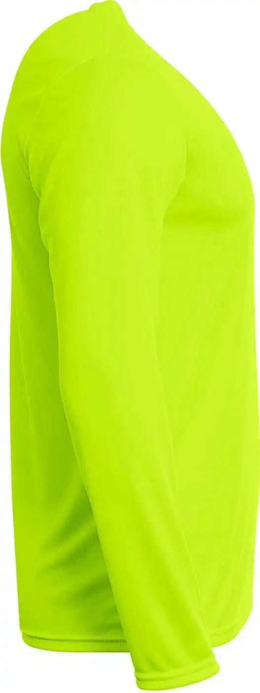 A4 Nb3425 Youth Long Sleeve Sprint T-shirt - Lime
