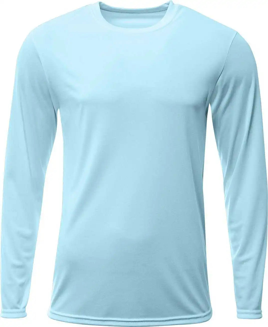 A4 Nb3425 Youth Long Sleeve Sprint T-shirt - Pastel Blue