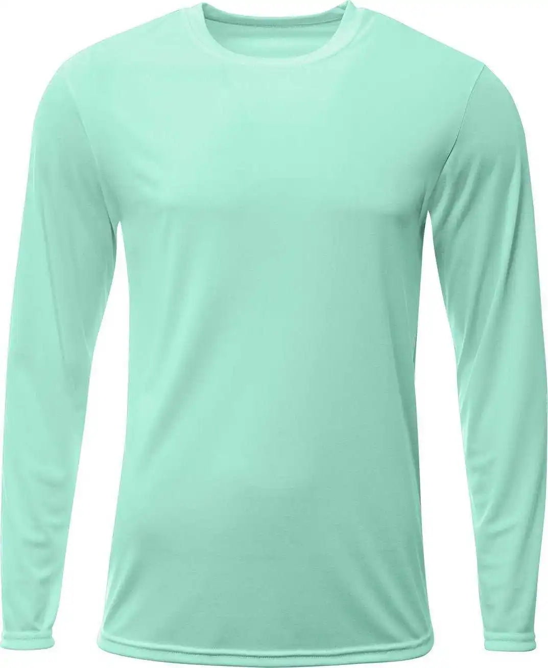A4 Nb3425 Youth Long Sleeve Sprint T-shirt - Pastel Mint