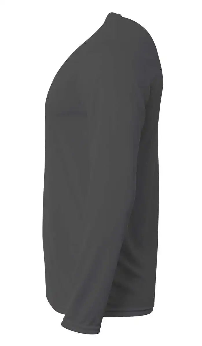 A4 Nb3425 Youth Sprint Long Sleeve Tee Graphite
