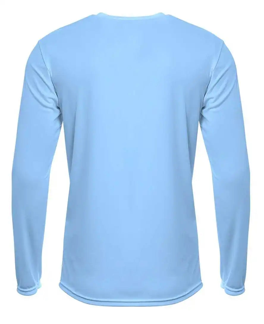 A4 Nb3425 Youth Sprint Long Sleeve Tee - Light Blue