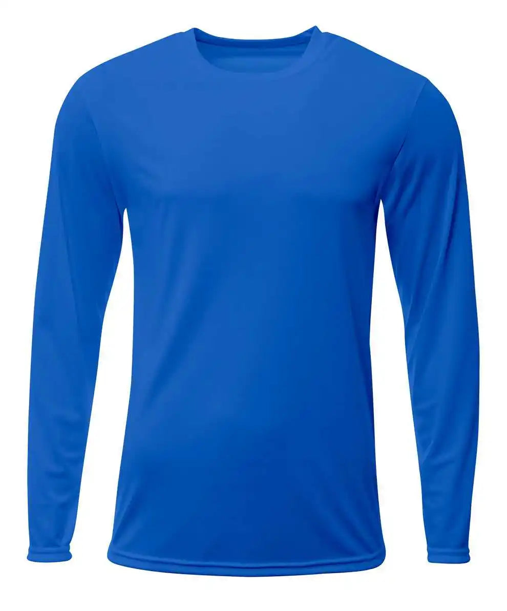 A4 Nb3425 Youth Sprint Long Sleeve Tee Royal