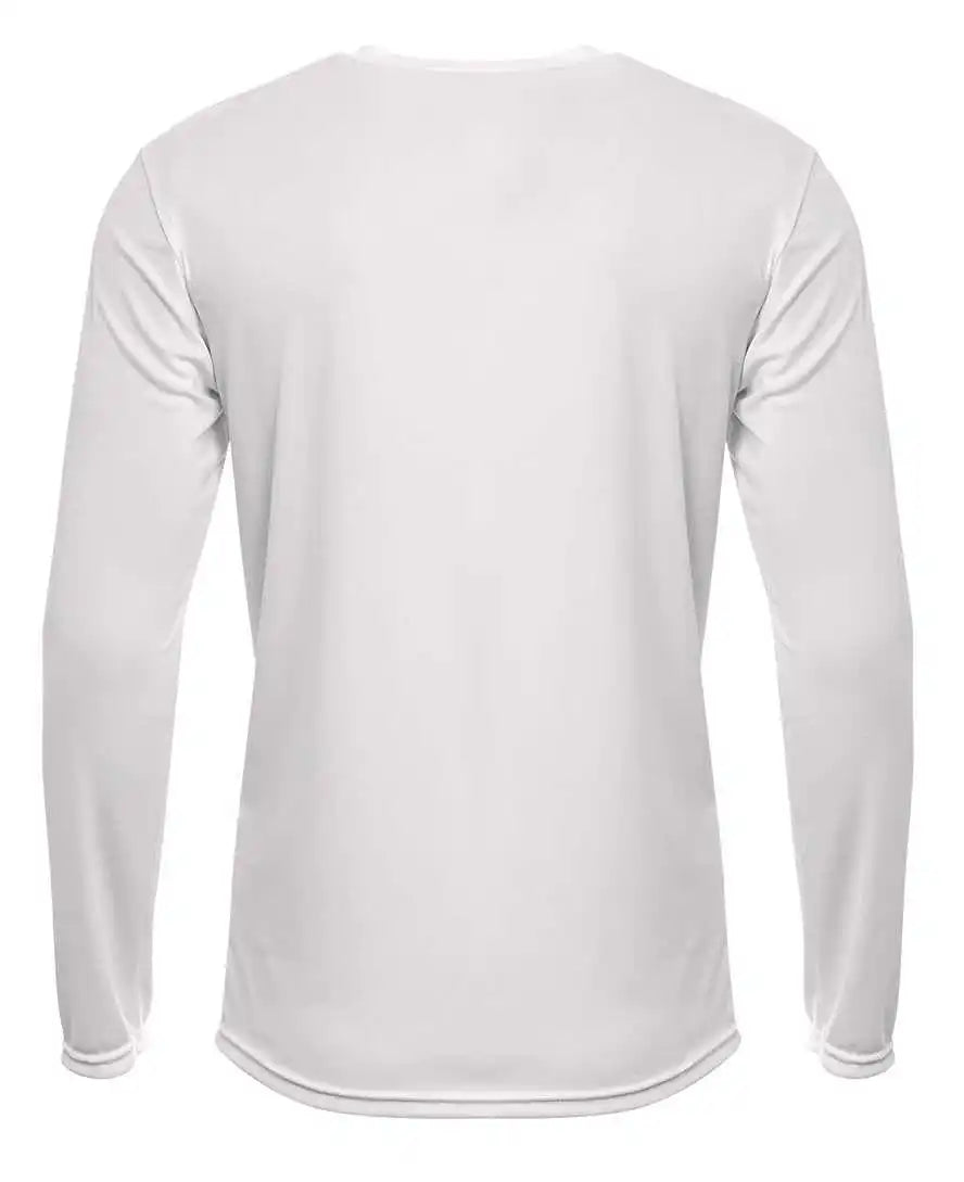 A4 Nb3425 Youth Sprint Long Sleeve Tee White