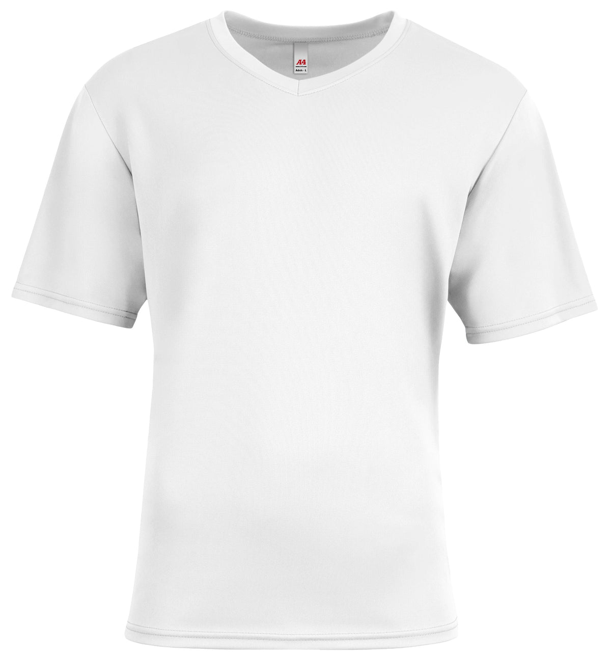 A4 Nb3541 Youth Sprint Color Block V-neck - Sky Blue White