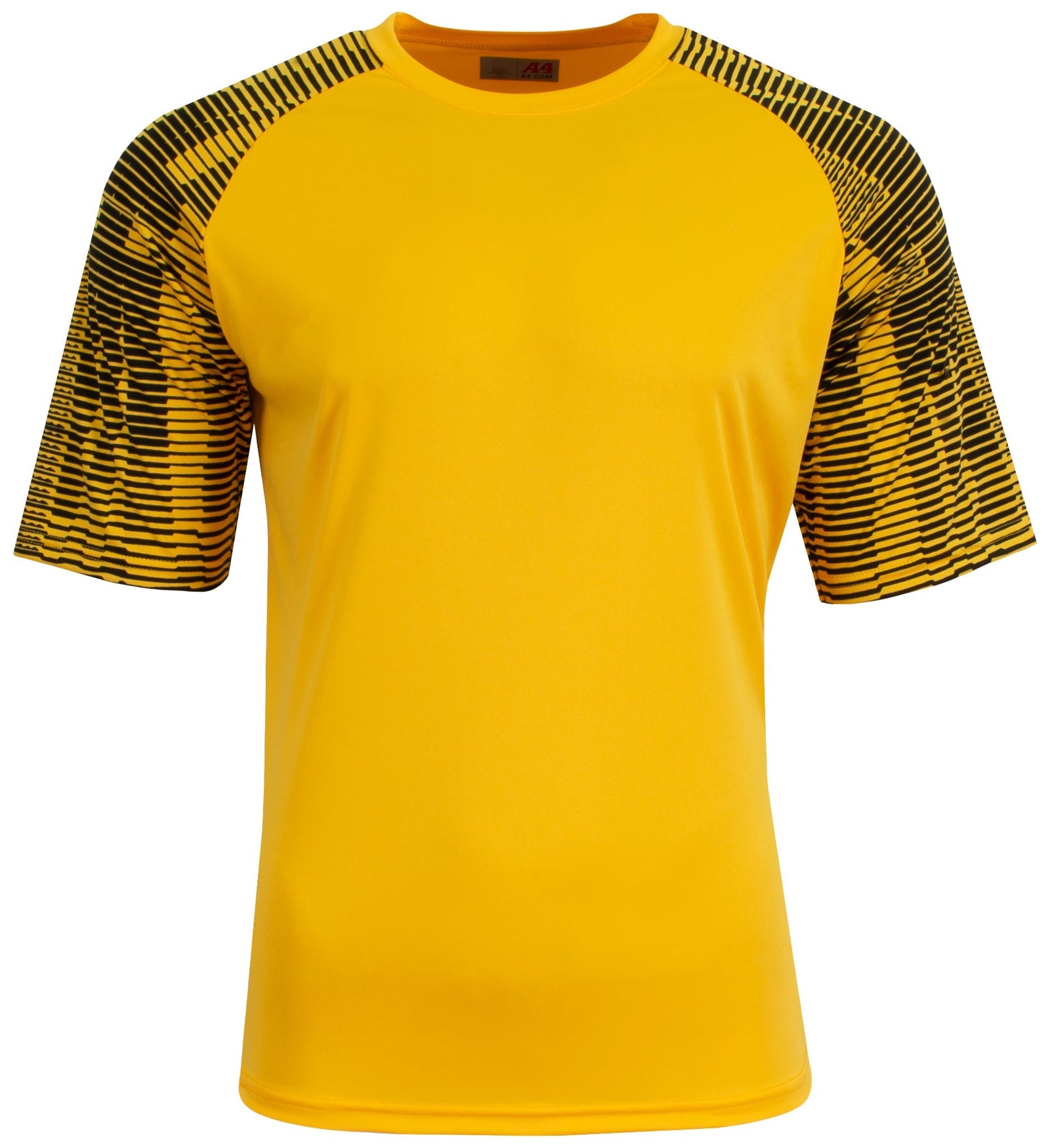 A4 Nb3551 Youth Attacker Soccer Jersey - Gold Black