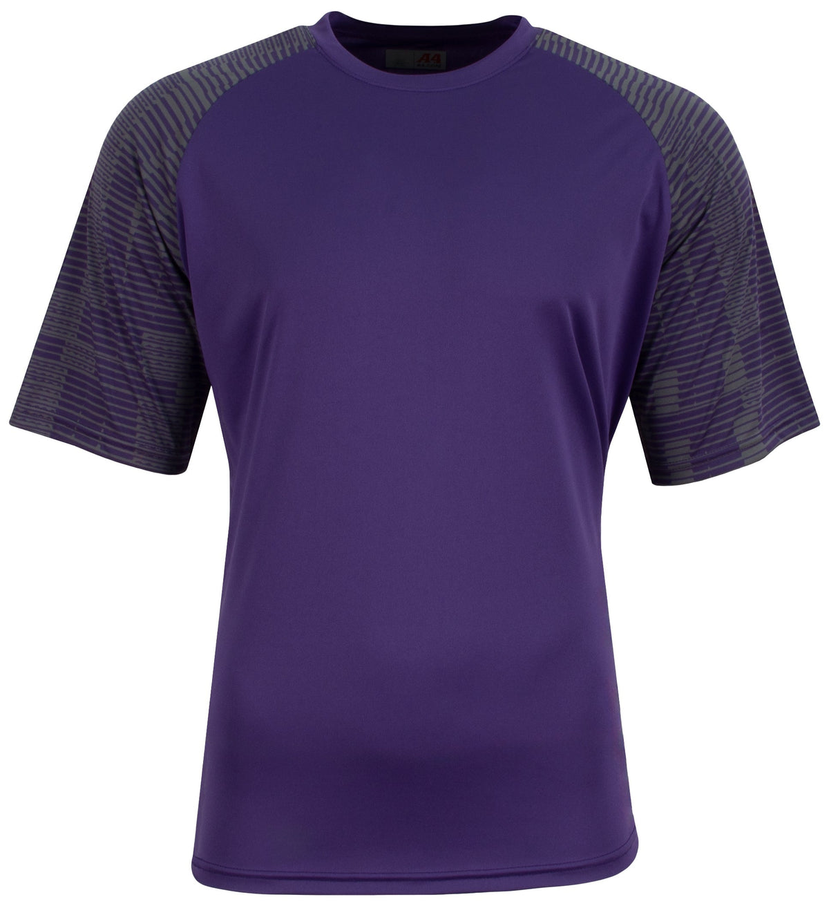 A4 Nb3551 Youth Attacker Soccer Jersey - Griphite Purple - Gray-dark / Xs