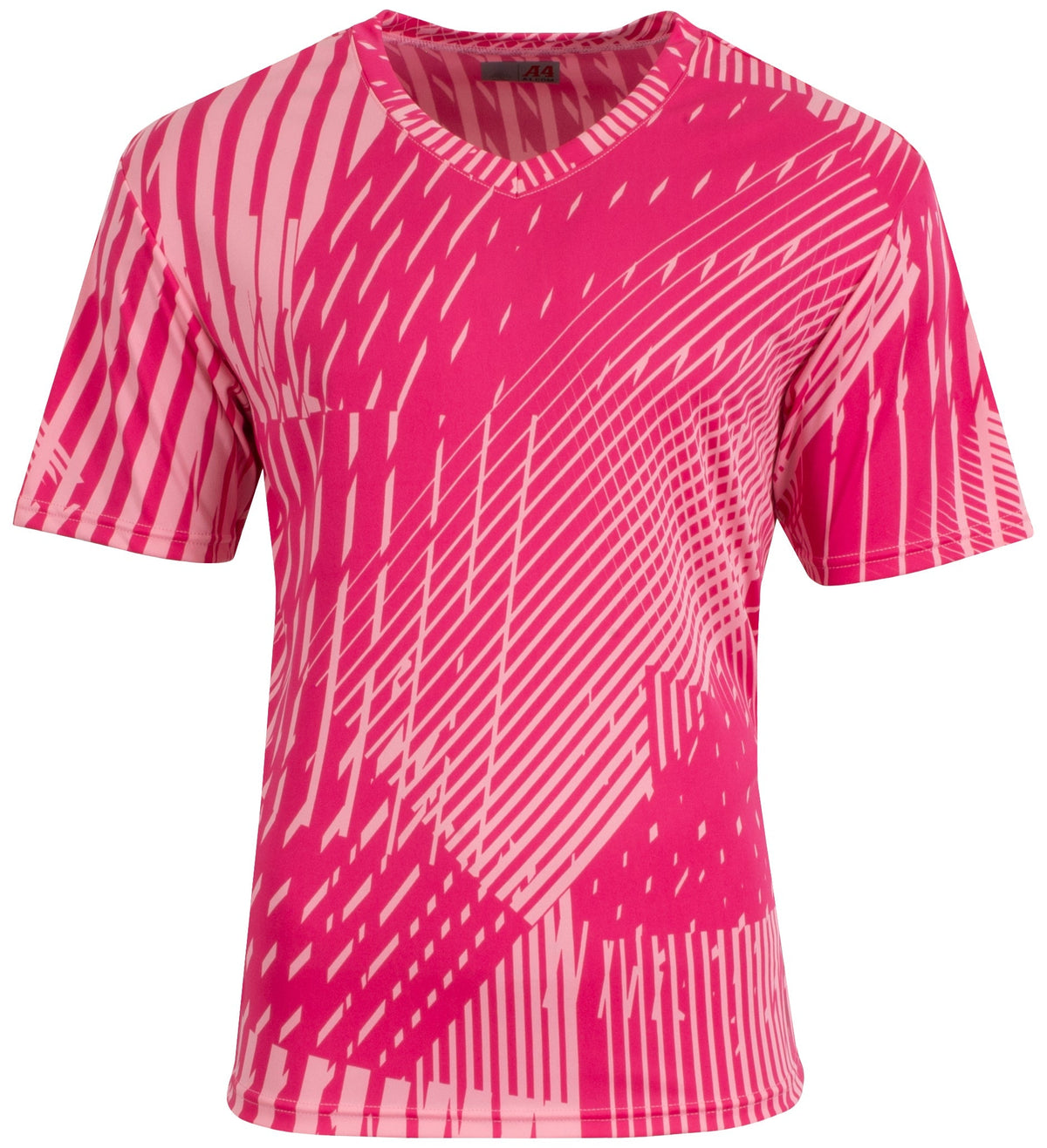 A4 Nb3553 Youth Ricochet Soccer Jersey - Pink Fuschia - Pink-hot Pink-light / Xs
