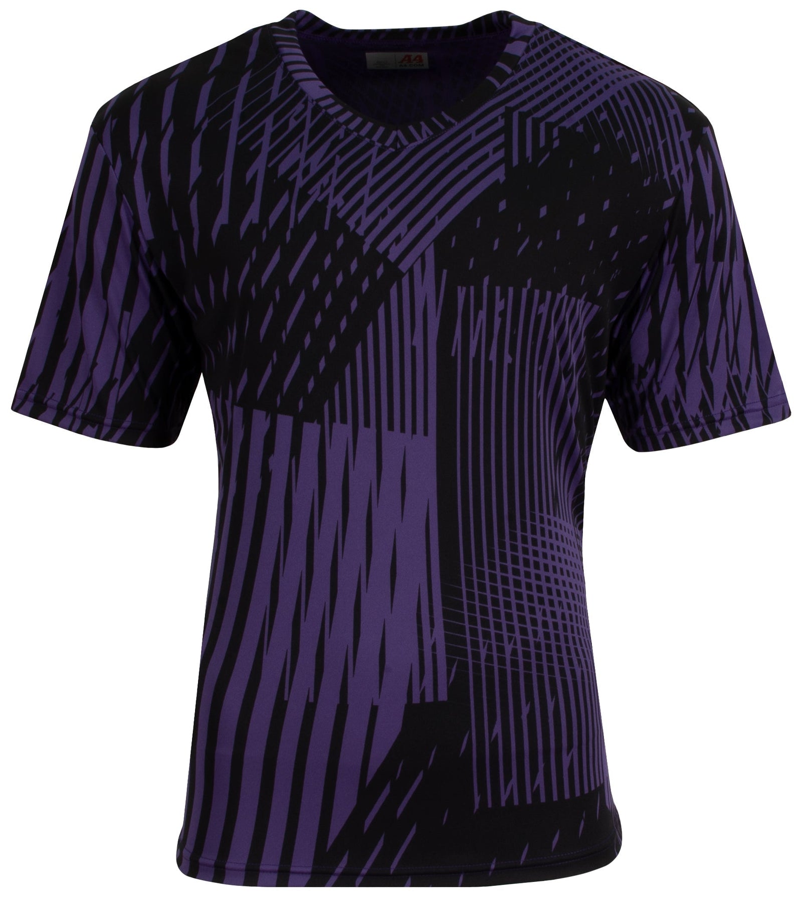 A4 Nb3553 Youth Ricochet Soccer Jersey - Purple Black