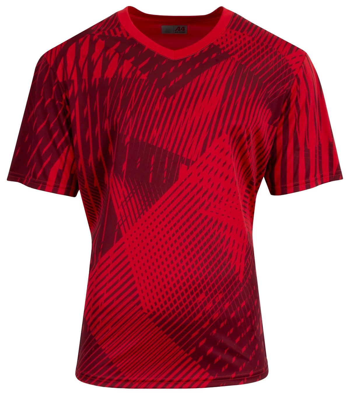 A4 Nb3553 Youth Ricochet Soccer Jersey - Scarlet Cardinal - Red Red-cardinal / Xs