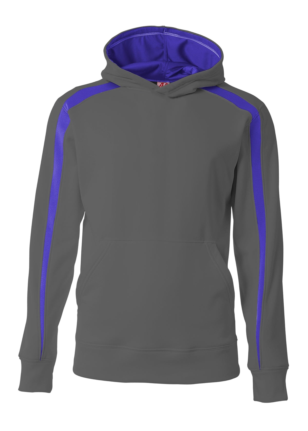 A4 Nb4004 Spartan Fleece Hoodie - Graphite Royal