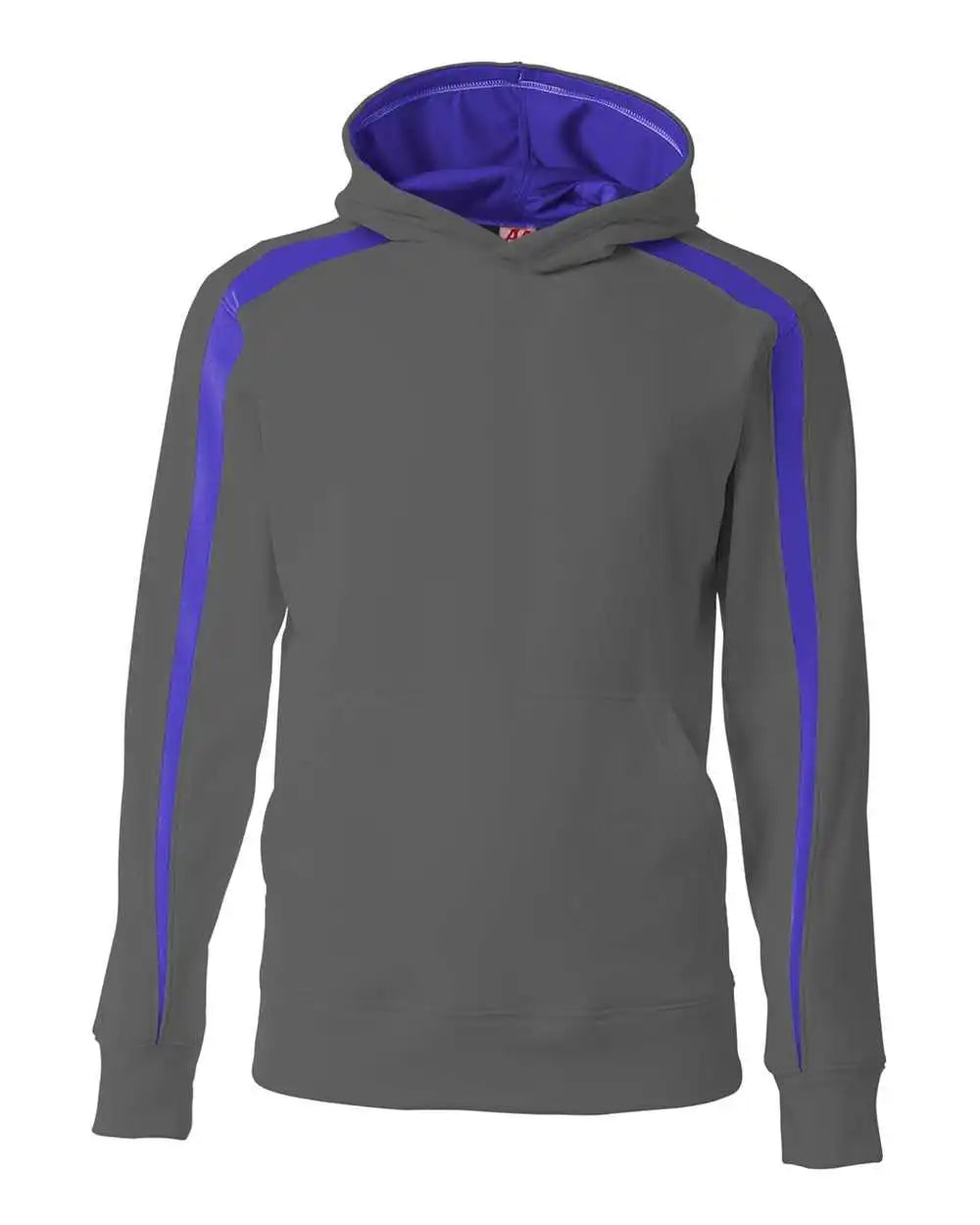 A4 Nb4004 Spartan Fleece Hoodie - Graphite Royal