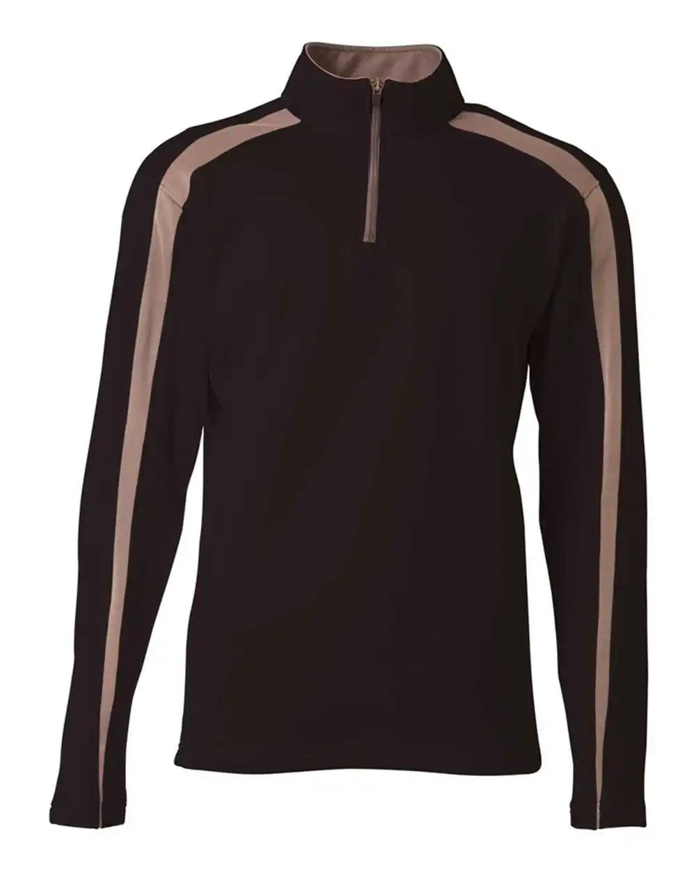 A4 Nb4005 Spartan Fleece Quarter Zip - Black Graphite