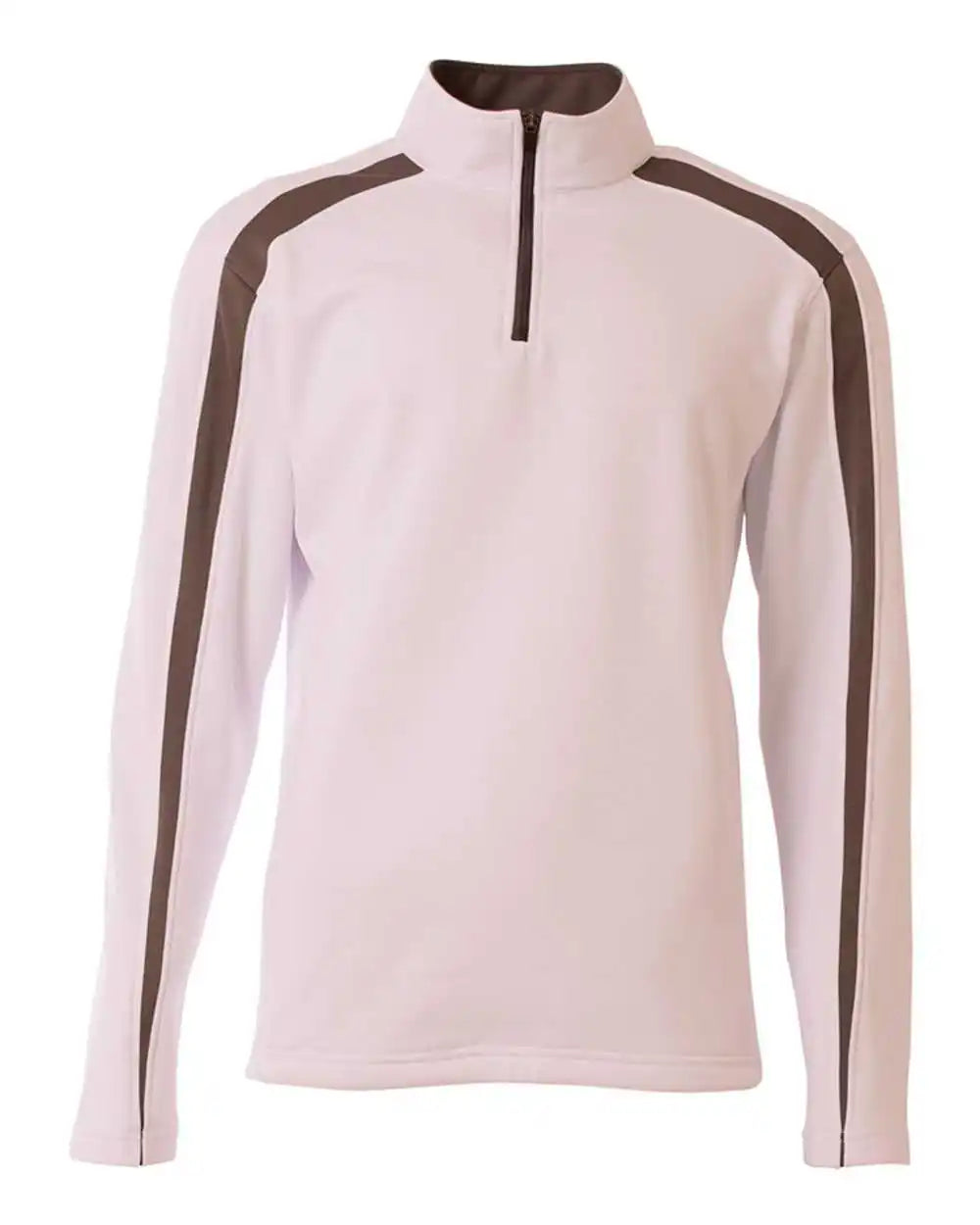 A4 Nb4005 Spartan Fleece Quarter Zip - White Graphite