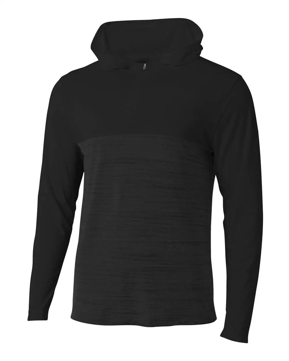 A4 Nb4013 Youth Slate Quarter Zip Hoodie - Black - s