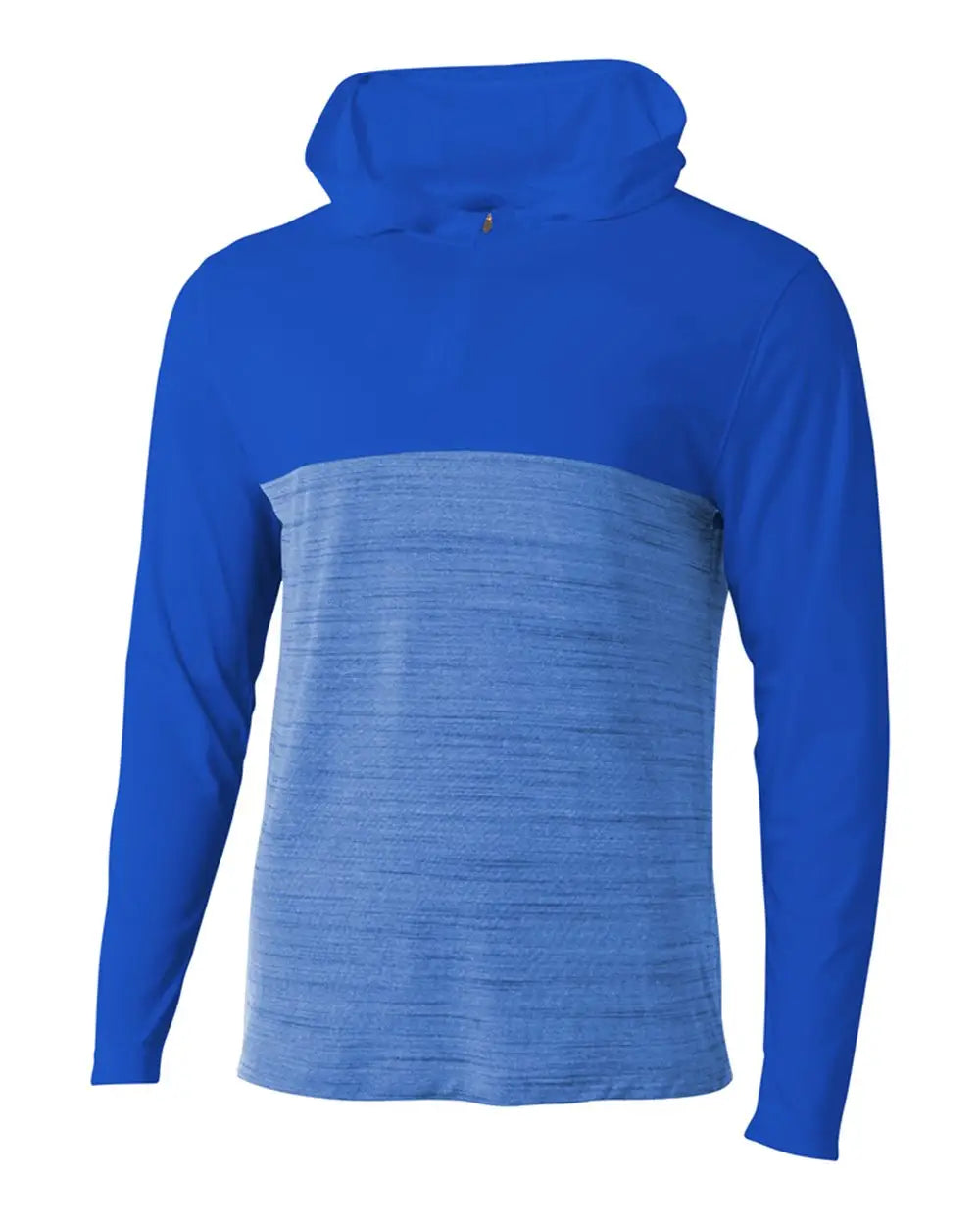 A4 Nb4013 Youth Slate Quarter Zip Hoodie - Royal - s