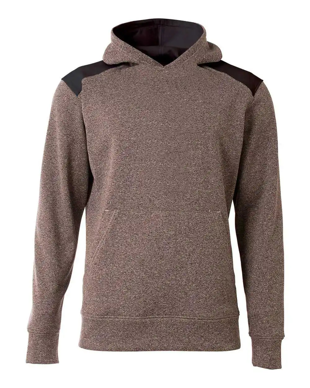 A4 Nb4093 Tourney Youth Fleece Hoodie - Heather Black
