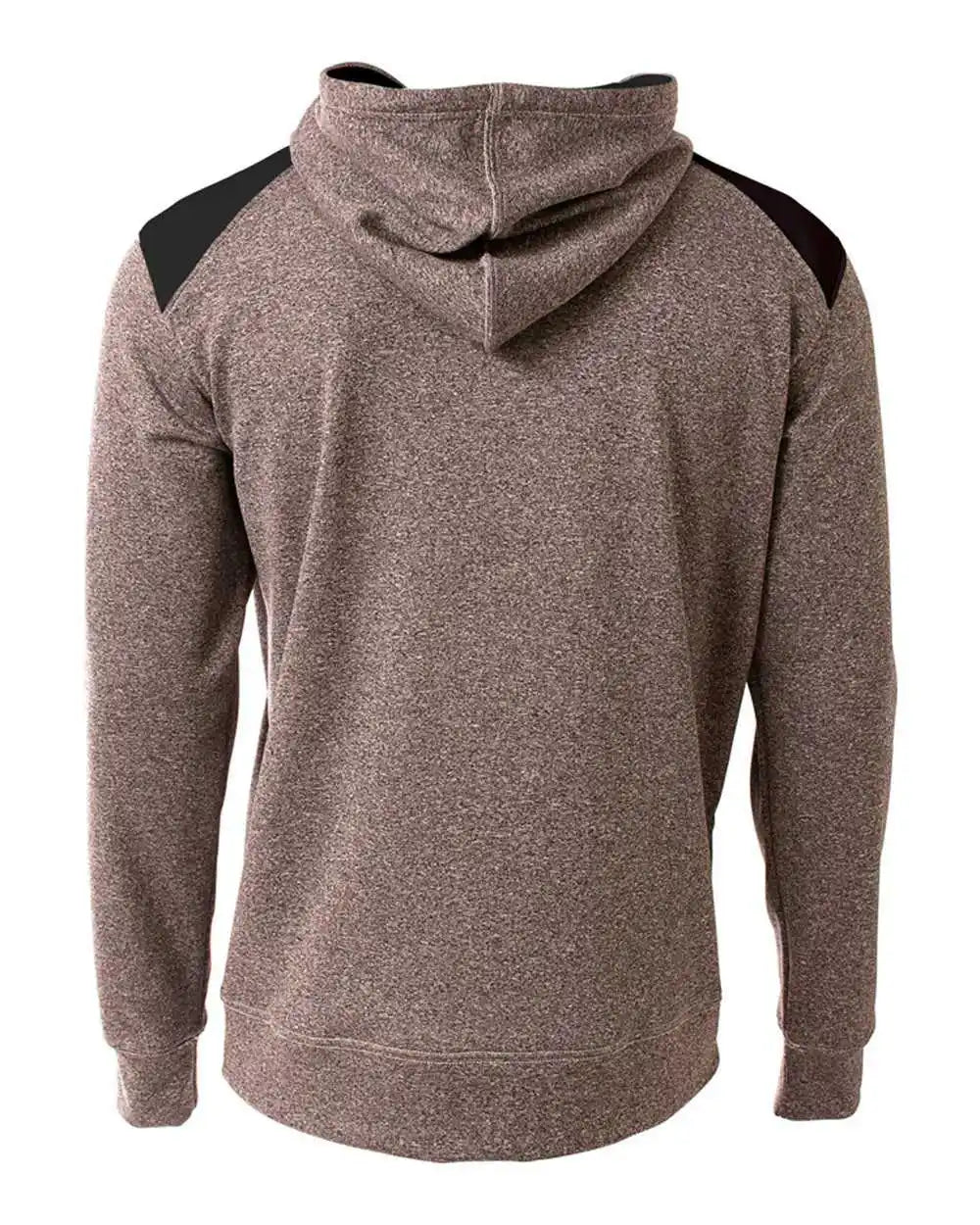A4 Nb4093 Tourney Youth Fleece Hoodie - Heather Black